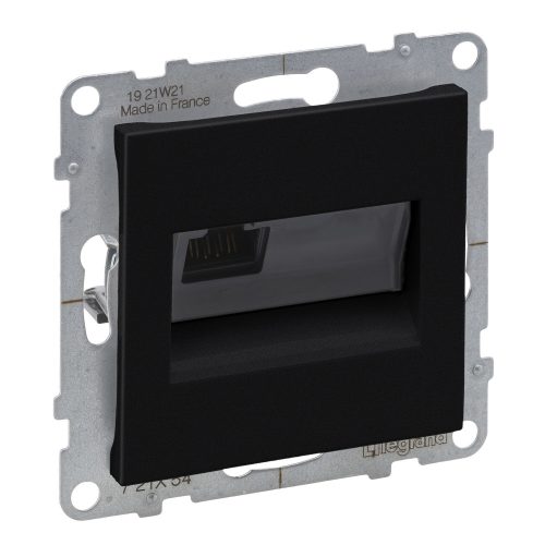 LEGRAND-721454 Suno RJ45 Cat.6A UTP aljzat, fekete