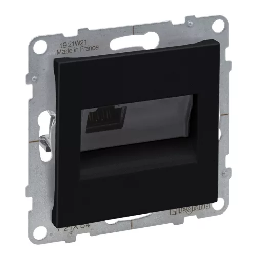 LEGRAND-721454 Suno RJ45 Cat.6A UTP aljzat, fekete
