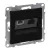 LEGRAND-721460 Suno RJ 11 + RJ 45 Cat.6 UTP aljzat, fekete