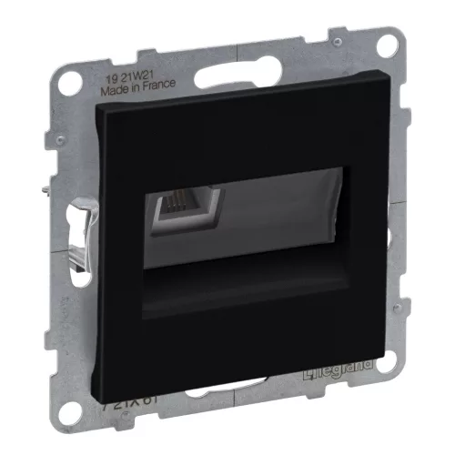 LEGRAND-721461 Suno RJ11 aljzat, fekete