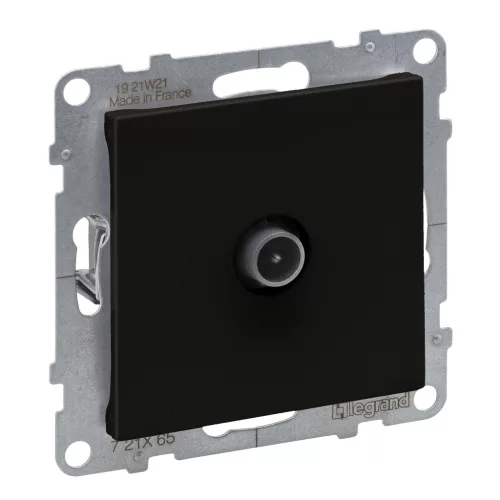 LEGRAND-721465 Suno TV aljzat, átmenő (14 dB), fekete