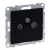 LEGRAND-721467 Suno TV-R-SAT aljzat csillagpontos, fekete
