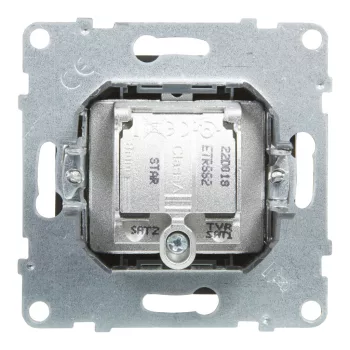   LEGRAND-721470 Suno TV-R-SAT-SAT aljzat csillagpontos, fekete