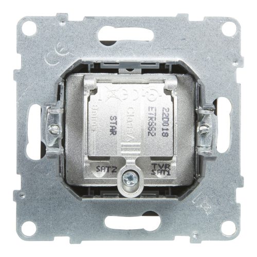 LEGRAND-721470 Suno TV-R-SAT-SAT aljzat csillagpontos, fekete