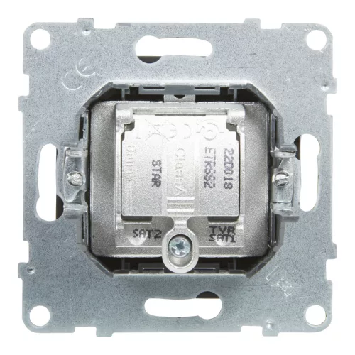 LEGRAND-721470 Suno TV-R-SAT-SAT aljzat csillagpontos, fekete