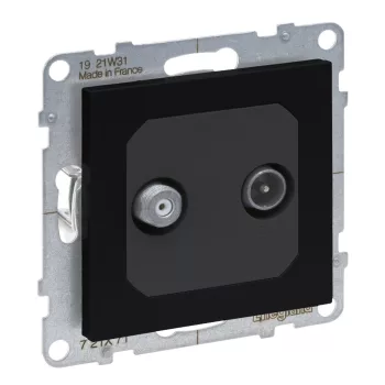 LEGRAND-721471 Suno TV-SAT aljzat csillagpontos, fekete