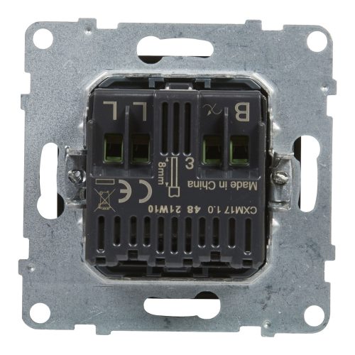 LEGRAND-721479 Suno forgatógombos fényerőszabályzó 300W, fekete