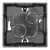 LEGRAND-721494 Suno egyes kiemelődoboz, fekete