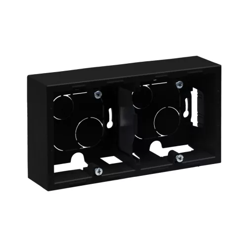LEGRAND-721495 Suno kettes kiemelődoboz, fekete