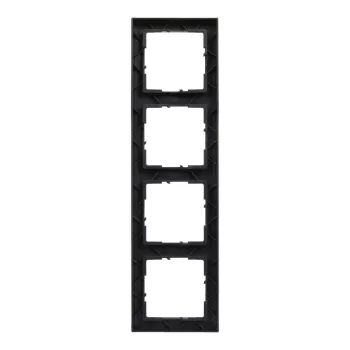 LEGRAND-721524 Suno 4-es keret, fekete