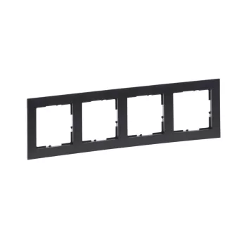 LEGRAND-721554 Suno 4-es keret, sötét szürke