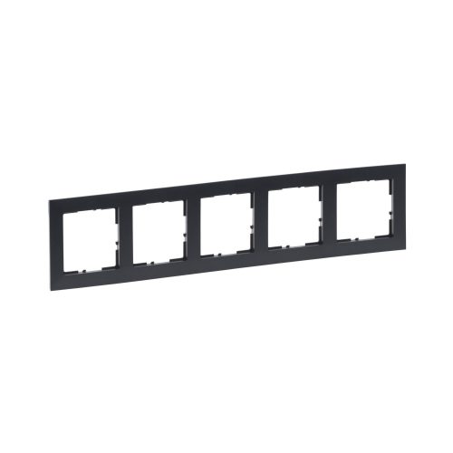 LEGRAND-721555 Suno 5-ös keret, sötét szürke