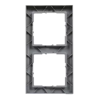 LEGRAND-721562 Suno 2-es keret, csiszolt alumínium