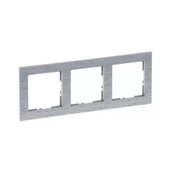 LEGRAND-721563 Suno 3-as keret, csiszolt alumínium