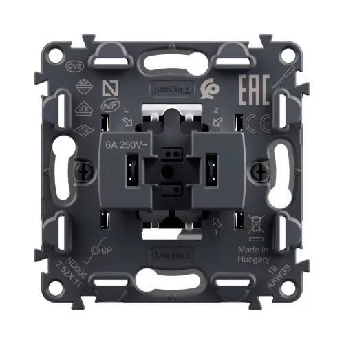 LEGRAND-752011 Valena InMatic váltóérintkezős nyomó mechanizmus