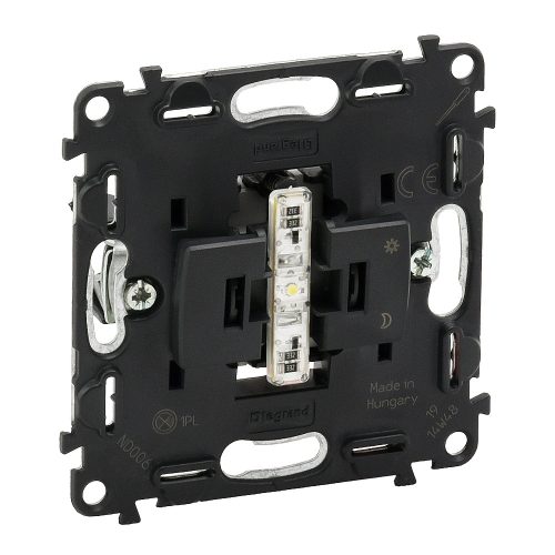 LEGRAND-752013 Valena InMatic Váltóérintkezős nyomó mechanizmus jelzőfénnyel 12-24-48 V