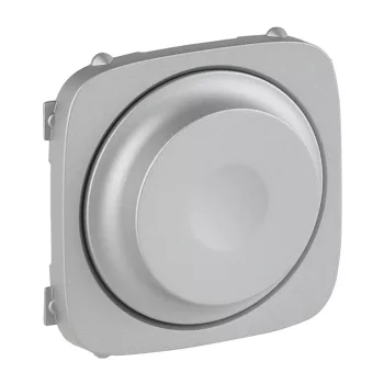   LEGRAND-752047 Valena Allure Forgatógombos fényerőszab. burkolat, Alumínium