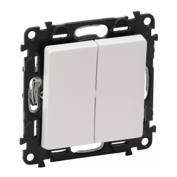   LEGRAND-752118 Valena Life kettős váltóérintkezős nyomó fehér
