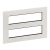 LEGRAND-752146 Valena Life 2x4x2 modulos keret, vízszintes fehér