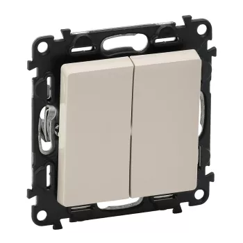   LEGRAND-752208 Valena Life kettős váltókapcsoló 10 AX elefántcsont