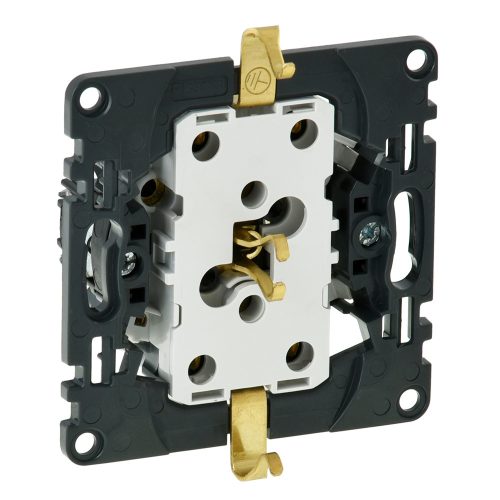 LEGRAND-753027 Valena InMatic 2x2P+F csatlakozóaljzat, rugós vezetékbekötéssel