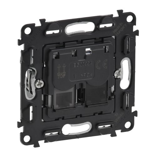 LEGRAND-753032 Valena InMatic RJ11 + RJ45 Cat. 6 UTP csatlakozóaljzat mechanizmus