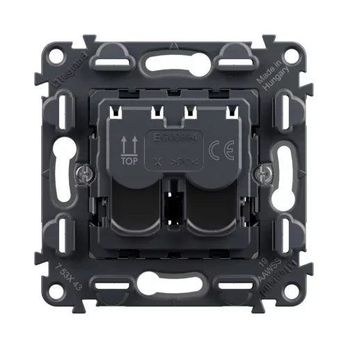 LEGRAND-753043 Valena InMatic 2xRJ45 Cat. 6 UTP csatlakozóaljzat mechanizmus