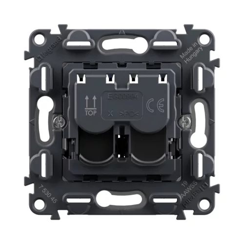 LEGRAND-753045 Valena InMatic 2xRJ45 Cat. 6A UTP csatlakozóaljzat mechanizmus