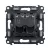 LEGRAND-753045 Valena InMatic 2xRJ45 Cat. 6A UTP csatlakozóaljzat mechanizmus