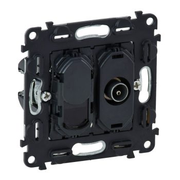   LEGRAND-753055 Valena InMatic TV csatlakozóaljzat + RJ45 Cat. 6 UTP aljzat mechanizmus