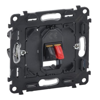   LEGRAND-753072 Valena InMatic hangszóró-csatlakozóaljzat mechanizmus, 2 kivezetéssel
