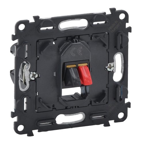 LEGRAND-753072 Valena InMatic hangszóró-csatlakozóaljzat mechanizmus, 2 kivezetéssel
