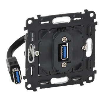   LEGRAND-753082 Valena InMatic elővezetékezett USB adatátviteli csatlakozóaljzat mechanizmus