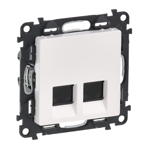 LEGRAND-753141 Valena Life 2xRJ45 Cat. 5e UTP csatlakozóaljzat  fehér