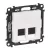 LEGRAND-753141 Valena Life 2xRJ45 Cat. 5e UTP csatlakozóaljzat  fehér