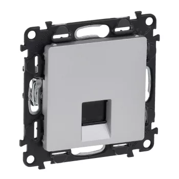   LEGRAND-753340 Valena Life 1xRJ45 Cat. 5e UTP csatlakozóaljzat  alumínium