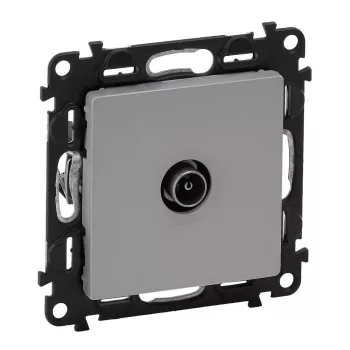   LEGRAND-753361 Valena Life TV aljzat, átmenő, 14 dB alumínium