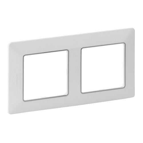 LEGRAND-754032 Valena Life kettős keret fehér–króm