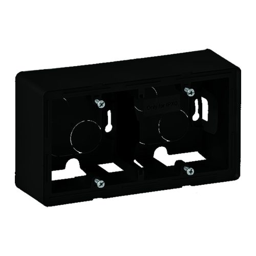 LEGRAND-754067 Valena Life kiemelődoboz, kettős, fekete