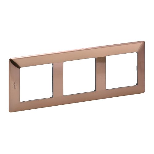 LEGRAND-754163 Valena Life hármas keret réz dekor