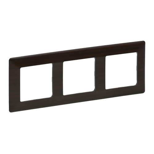 LEGRAND-754173 Valena Life hármas keret wenge dekor