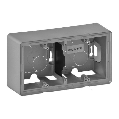 LEGRAND-754212 Valena Life kiemelődoboz, kettős alumínium