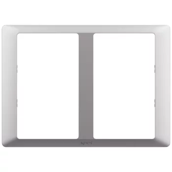   LEGRAND-754242 Valena Life kettős keret 2x2P+F csatlakozóaljzathoz alumínium