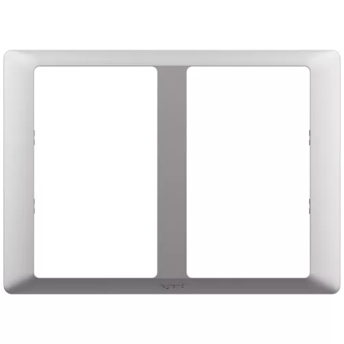LEGRAND-754242 Valena Life kettős keret 2x2P+F csatlakozóaljzathoz alumínium