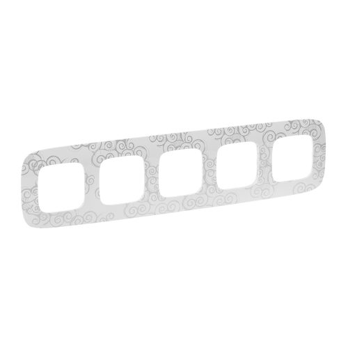 LEGRAND-754345 Valena Allure Ötös keret, Króm dekor