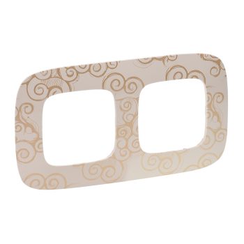 LEGRAND-754352 Valena Allure Kettes keret, Arany dekor