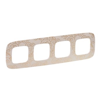 LEGRAND-754354 Valena Allure Négyes keret, Arany dekor