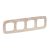 LEGRAND-754354 Valena Allure Négyes keret, Arany dekor