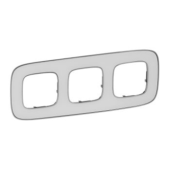 LEGRAND-754423 Valena Allure Hármas keret, Jégfehér