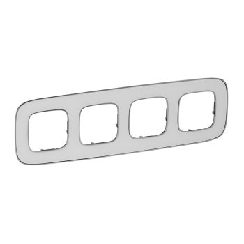 LEGRAND-754424 Valena Allure Négyes keret, Jégfehér